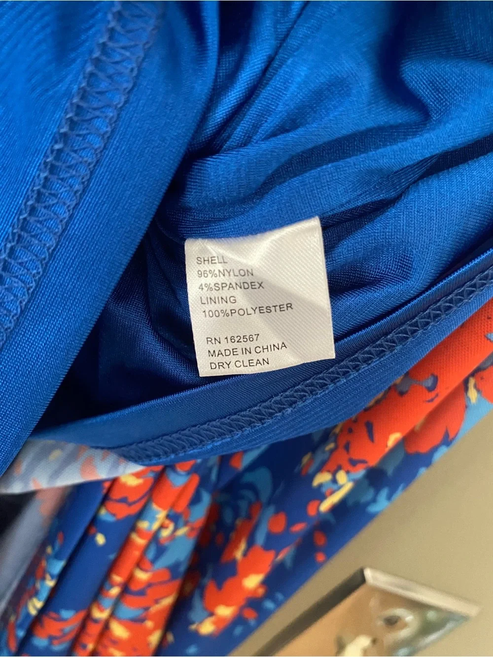 ATLEIN Blue Floral Midi Skirt Size 14